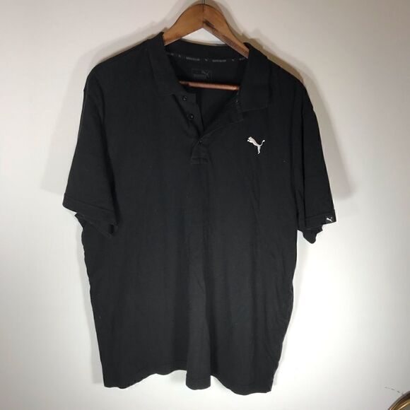 PUMA Black Polo Shirt  - Picture 1 of 4